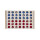 Gioco del 4 in fila in legno con 42 pedine blu e rosse