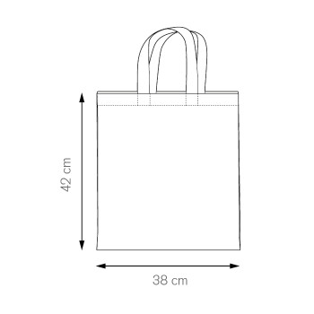 Shopper in cotone personalizzata con logo - CAIRO