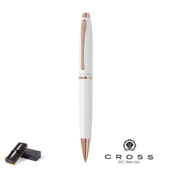 Penna di lusso elegante di qualità personalizzata con logo - Calais White