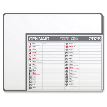 Calendario personalizzato 2026 - CALENDAR PAD EDGE