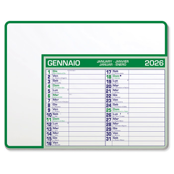 Calendario personalizzato 2026 - CALENDAR PAD EDGE