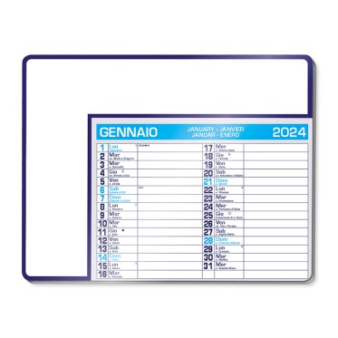 Calendari da tavolo personalizzati con logo - CALENDAR PAD EDGE