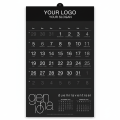 Calendario olandese personalizzato Black con testata rinforzata