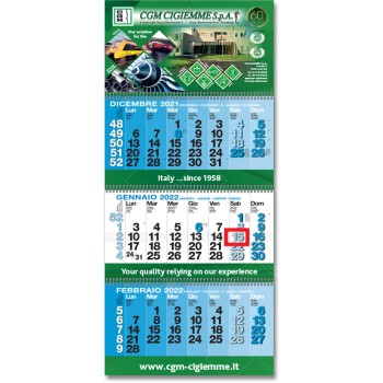 Calendario trimestrale