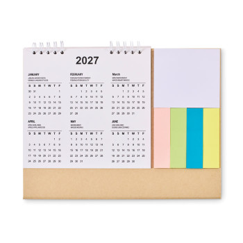 Calendari da tavolo personalizzati con logo - CALENDOO - Calendario da tavolo con memopa