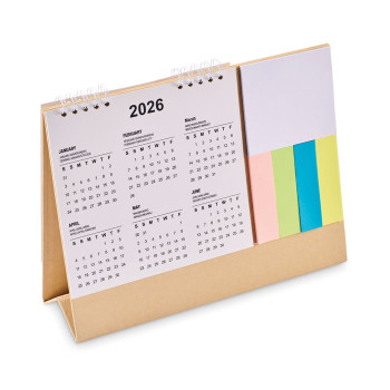Calendari da tavolo personalizzati con logo - CALENDOO - Calendario da tavolo con memopa
