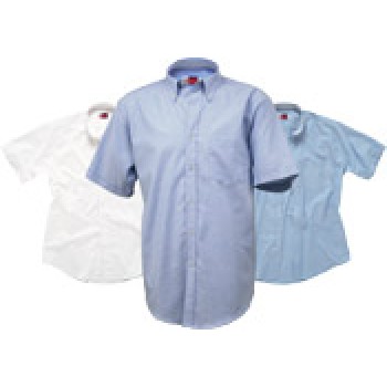 Camicia casual oxford 70% cotone e 30 poliestere colore bianco tg.xl manica corta