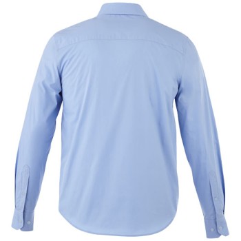 Camicia personalizzata con logo - Camicia Hamell a manica lunga da uomo in tessuto stretch