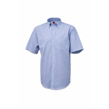 Camicia oxford personalizzabile bianca maniche corte 70% cotone 30% poliestere XL