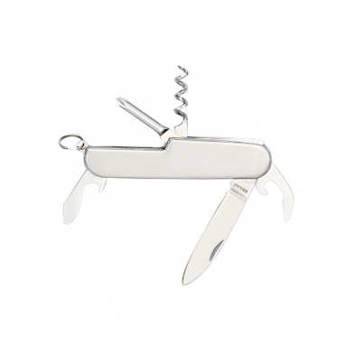 Coltellino multiuso personalizzabile acciaio inox con 6 funzioni integrate