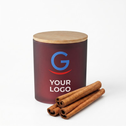 Candela di cera vegetale personalizzabile 20 ore con fragranze naturali