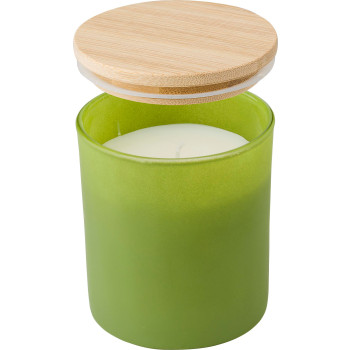 Candela di vetro Lucas | Cera vegetale | 200 g