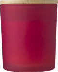 Candela Josiah | Vetro con coperchio bambù | Cera di soia | 280 g