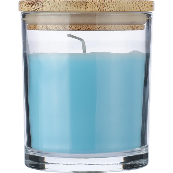 Candela Riven | Vetro con coperchio bambù