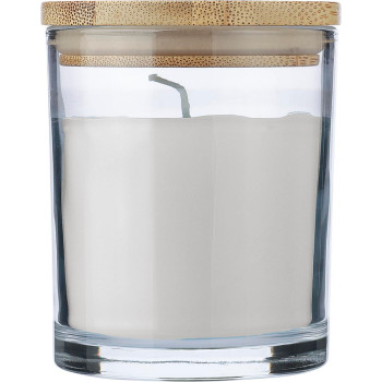 Candela Riven | Vetro con coperchio bambù