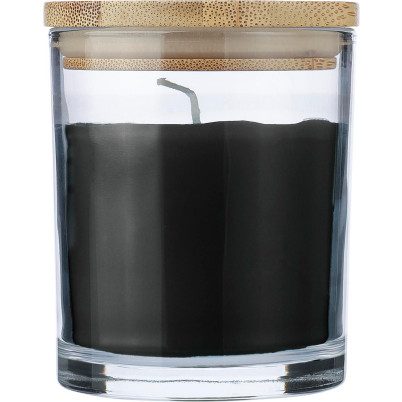 Candela Riven | Vetro con coperchio bambù