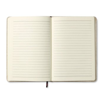 Taccuino quaderno personalizzato con logo - CANVAS - Notebook con cover in canvas