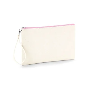 Canvas Wristlet Pouch