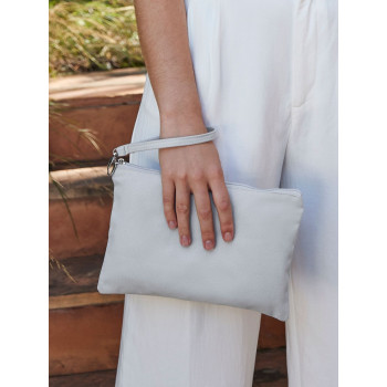 pochette personalizzata con logo - Canvas Wristlet Pouch