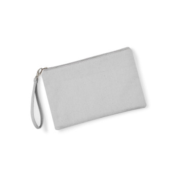 pochette personalizzata con logo - Canvas Wristlet Pouch