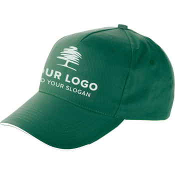 Cappellino 5 pannelli, in cotone Beau