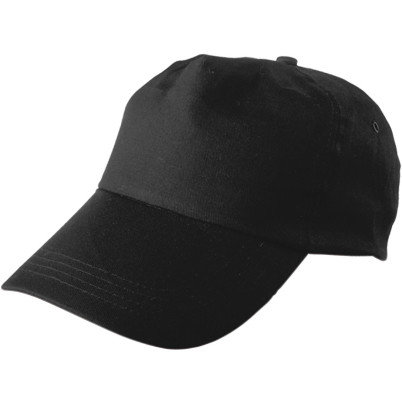 Cappellino 5 pannelli, in cotone Lisa