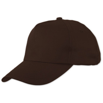 Cappellino con visiera personalizzabile chiusura regolabile 5 pannelli