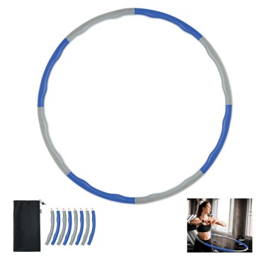 Articoli fitness sport personalizzati con logo - CAPRIOLE - Hula hoop in custodia di RPET