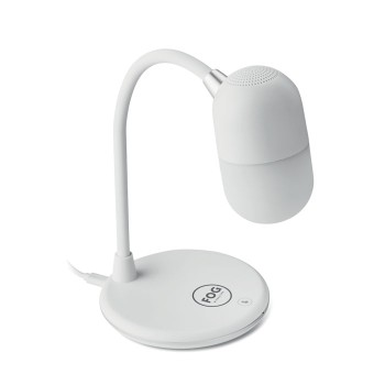 Speaker altoparlante personalizzato con logo - CAPUSLA - Lampada caricatore wireless