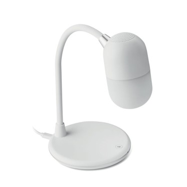Speaker altoparlante personalizzato con logo - CAPUSLA - Lampada caricatore wireless
