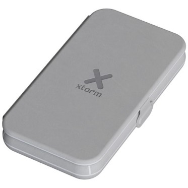 Gadget per smartphone personalizzato con logo - Caricabatterie da viaggio wireless 3 in 1 pieghevole da 15 W Xtorm XWF31