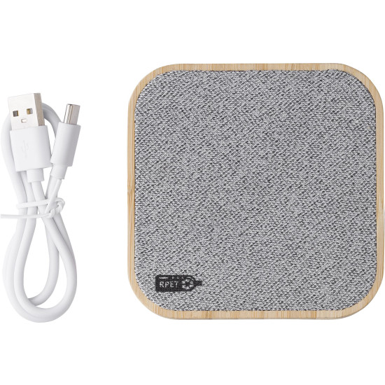 Caricabatterie wireless in bambù Moses