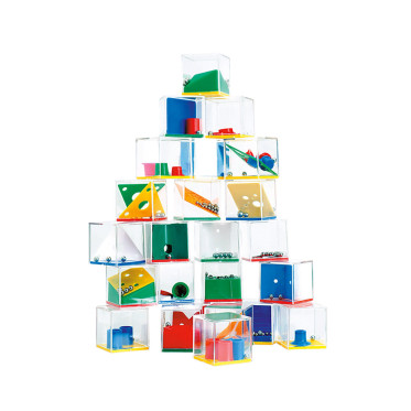 Gioco cubico di abilità personalizzabile 24 modalità design compatto materiali resistenti