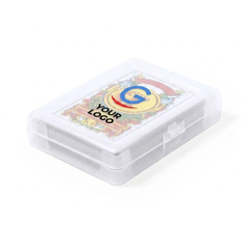 Carte da gioco personalizzate - Carte da gioco spagnole personalizzabili 50 pezzi con custodia resistente