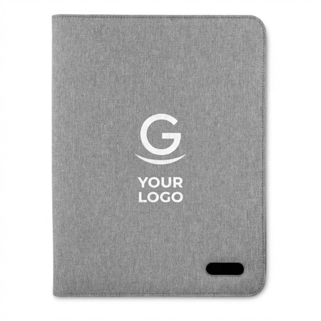 Cartella A4 personalizzabile poliestere bicolore con blocco note