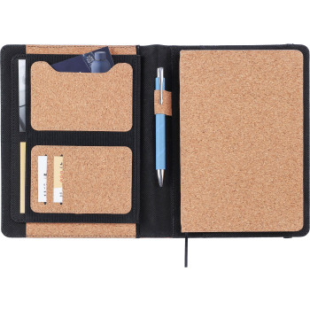 gadget ecologici con logo - Cartella in sughero formato +/- A5 Franklin