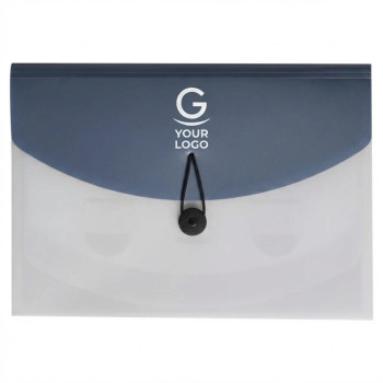 Cartella porta documenti A4 personalizzabile Impression con quattro scomparti elastico
