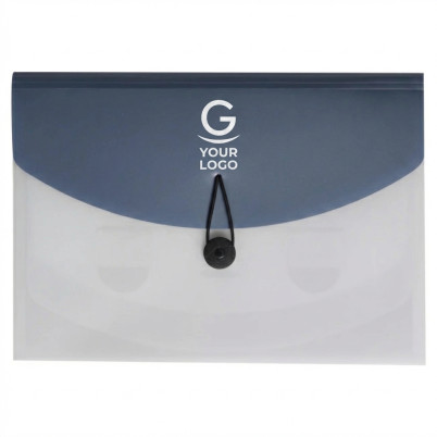 Cartella porta documenti A4 personalizzabile Impression con quattro scomparti elastico