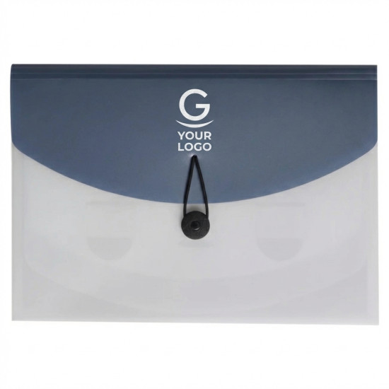 Cartella porta documenti A4 personalizzabile Impression con quattro scomparti elastico