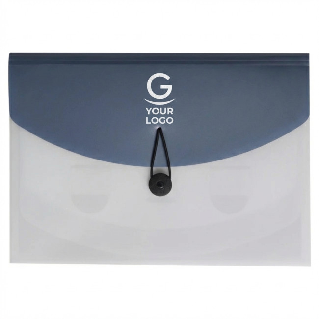 Cartella porta documenti A4 personalizzabile Impression con quattro scomparti elastico