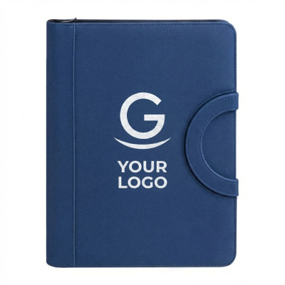 Cartella portadocumenti personalizzabile con chiusura a cerniera e manici robusti