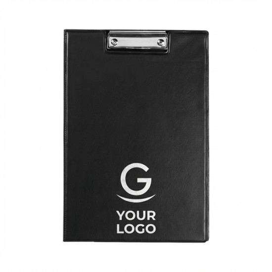 Cartella portadocumenti personalizzabile con interno multitasche e clip metallica