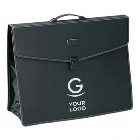 Cartella portadocumenti personalizzabile con soffietto e vano portapenne