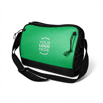 Borse personalizzate con logo - Cartella portadocumenti personalizzabile in pvc con chiusura a zip e tracolla