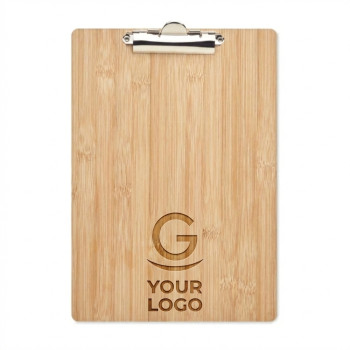 Cartellina personalizzabile in bamboo formato A4 naturale leggera resistente