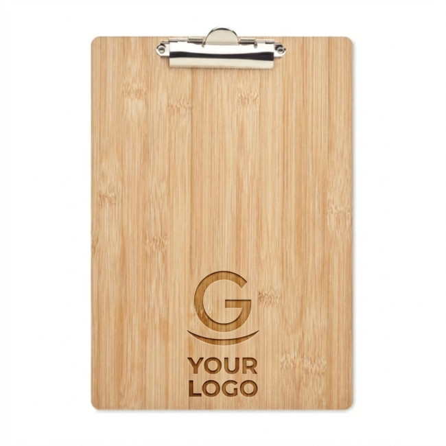 Cartellina personalizzabile in bamboo formato A4 naturale leggera resistente