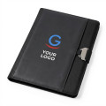 Cartellina portadocumenti tecnologica in similpelle con block notes