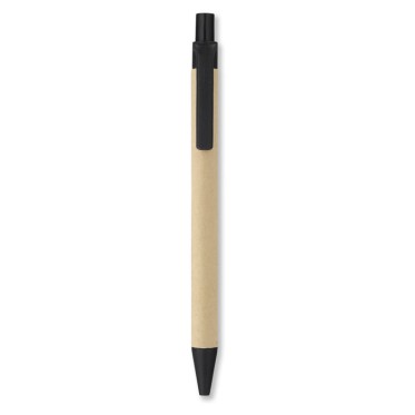 Penna economica personalizzata con logo - CARTOON - Penna a sfera in carta e mais