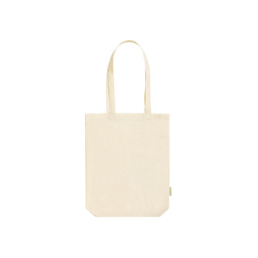 Shopper personalizzabile in cotone biologico con manici lunghi robusti