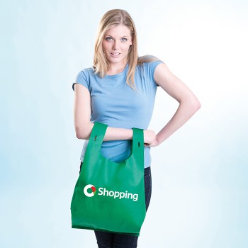Shopper in TNT personalizzata con logo - CATEGORY B